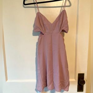A&F pink cutout mini dress, NWT